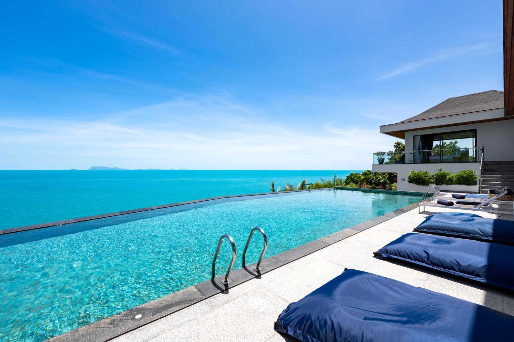 Agara-5 Bedroom Cliffside Ocean Front * Ko Samui
