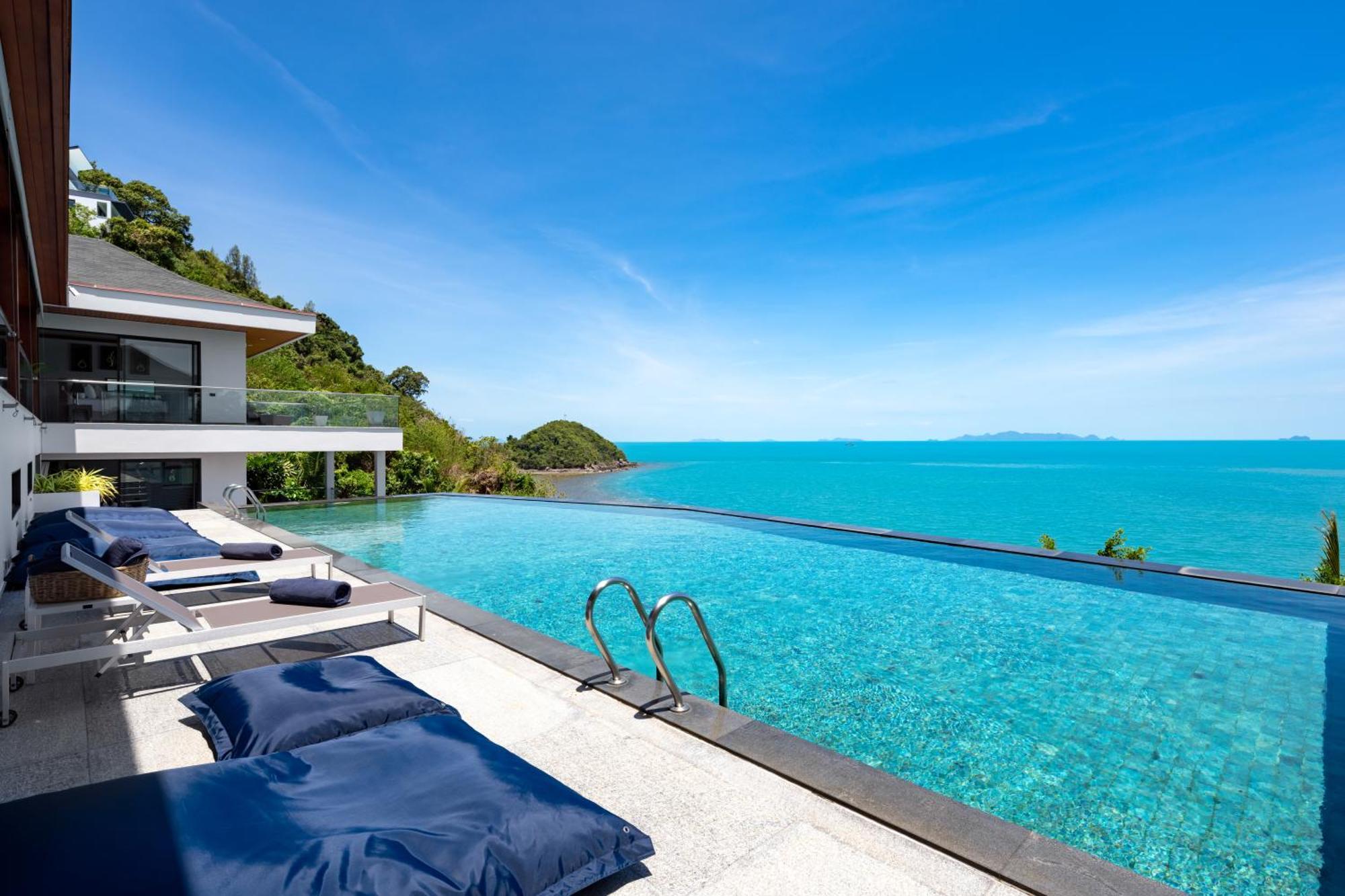 Villa Agara-5 Bedroom Cliffside Ocean Front Ko Samui