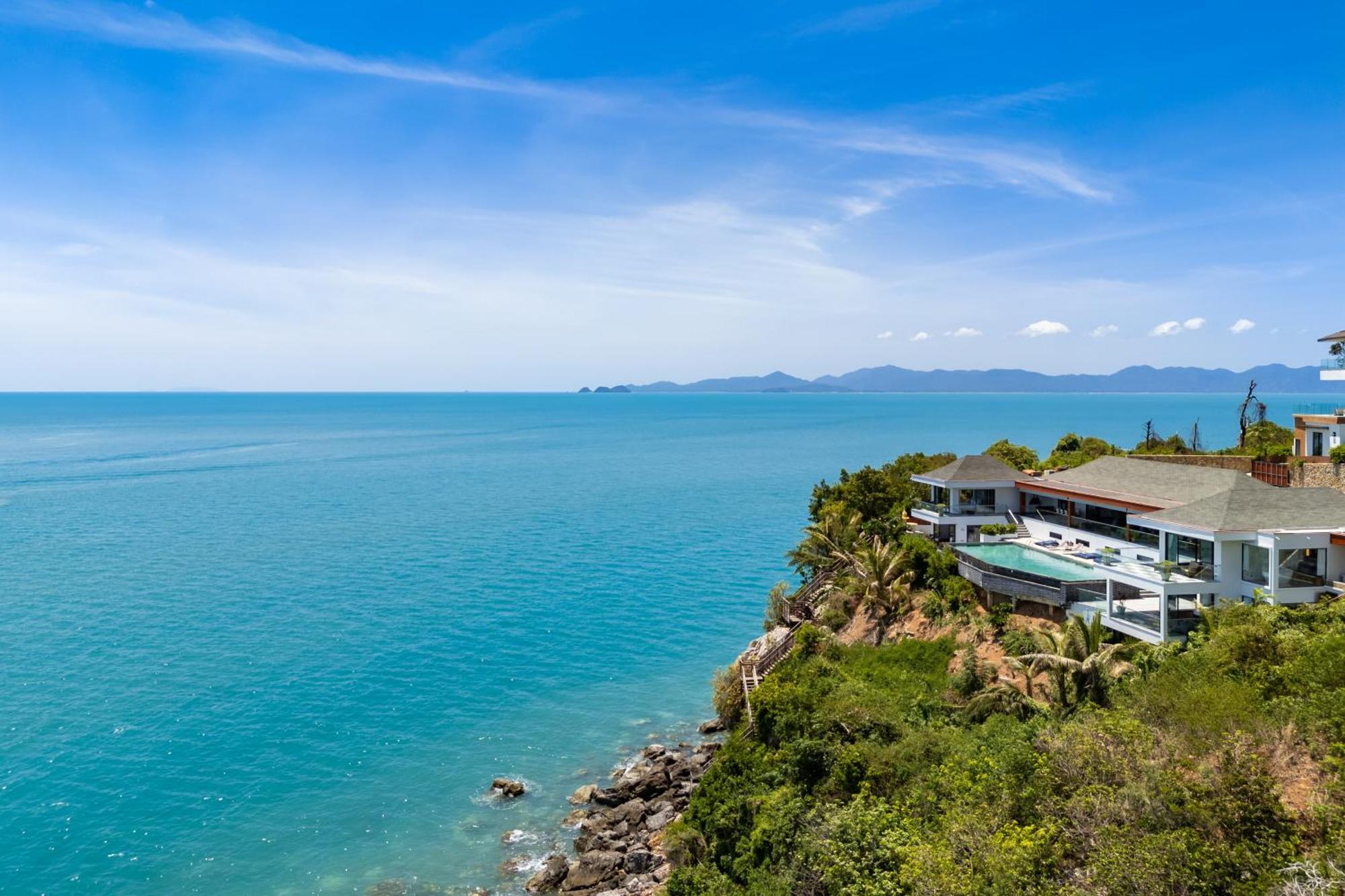 Agara-5 Bedroom Cliffside Ocean Front Villa Ko Samui