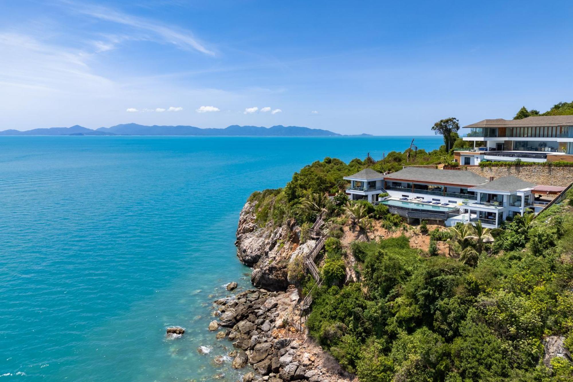 Villa Agara-5 Bedroom Cliffside Ocean Front Ko Samui